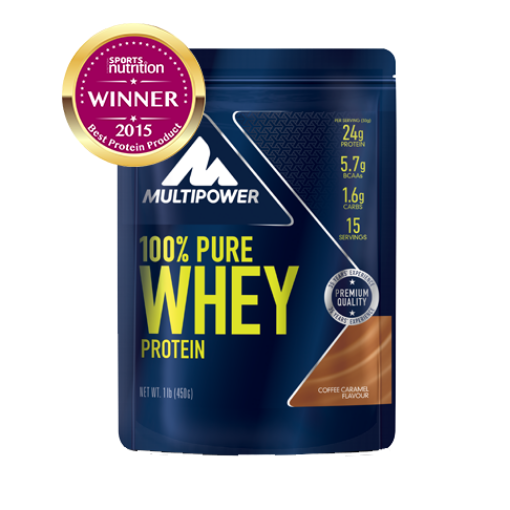 Immagine di 100% Pure Whey Protein - 450g - Caffè Caramello MPower