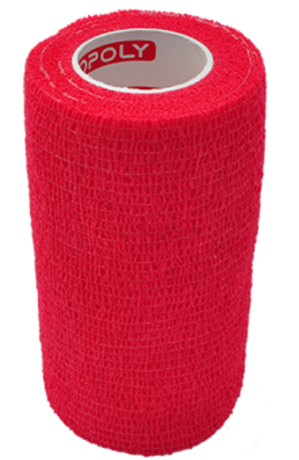 Immagine di Bendaggio elastico autoadesivo 10 cm - Rosso