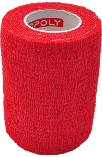 Immagine di Bendaggio elastico autoadesivo 7,5 cm - Rosso