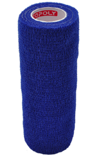 Immagine di Bendaggio elastico autoadesivo 15 cm - Blu