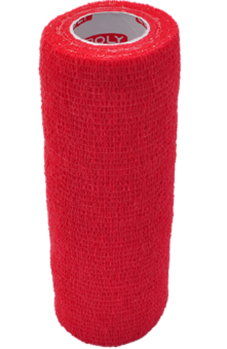 Immagine di Bendaggio elastico autoadesivo 15 cm - Rosso