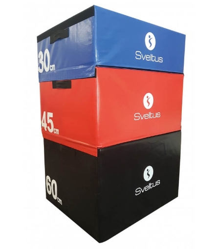 Immagine di Set di scale plyometriche 30/45/60 cm - Plyobox - Sveltus