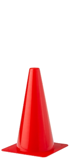 Immagine di Cono di plastica per l'allenamento 23 cm - Rosso - Teamsport