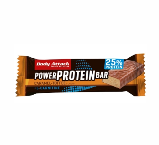 Immagine di Barretta Power Protein 35g - Caramello Toffee Body Attack