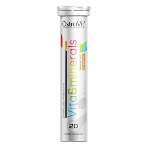 Immagine di OstroVit Vit&Minerals" - 20 Compresse Effervescenti - Arancia