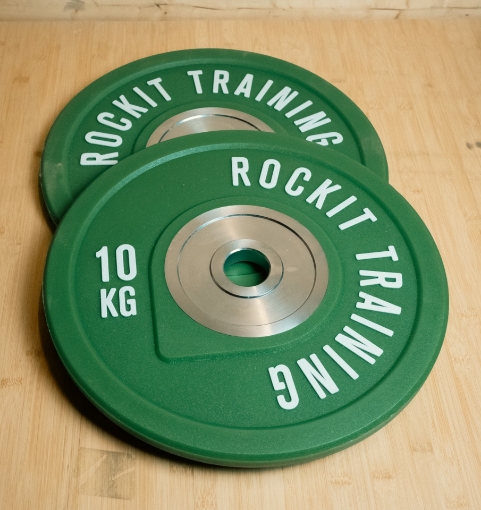 Immagine di SET DI 2 PIATRE OLIMPICHE DA 10 KG - ROKIT