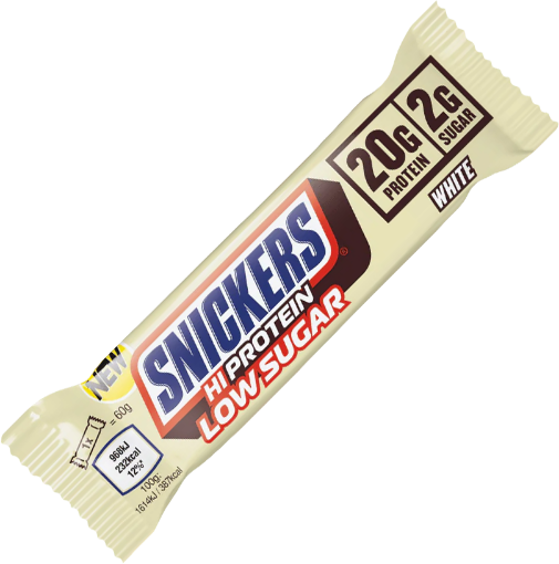 Immagine di Barretta Proteica Snickers White a Basso Contenuto di Zucchero 57g - Cioccolato Bianco