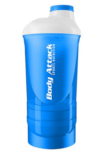 Immagine di SHAKER ALBASTRU-ALB 600 ML BODY ATTACK