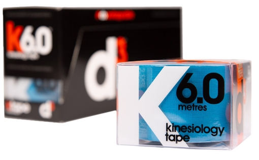 Immagine di K6.0 Nastro Kinesiologico Blu Elettrico 5cm x 6m - d3Tape