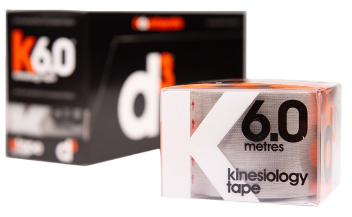 Immagine di K6.0 Nastro Kinesiologico Argento 5cm x 6m - d3Tape