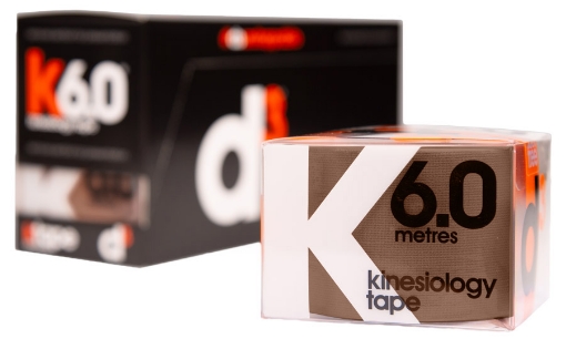 Immagine di K6.0 Nastro Kinesiologico Marrone 5cm x 6m - d3Tape