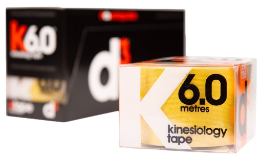 Immagine di K6.0 Nastro Kinesiologico Giallo 5cm x 6m - d3Tape