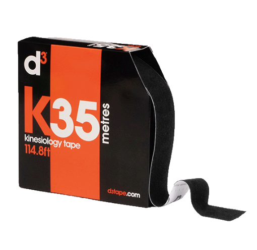 Immagine di K6.0 Nastro Kinesiologico Nero 5cm x 35m - d3Tape